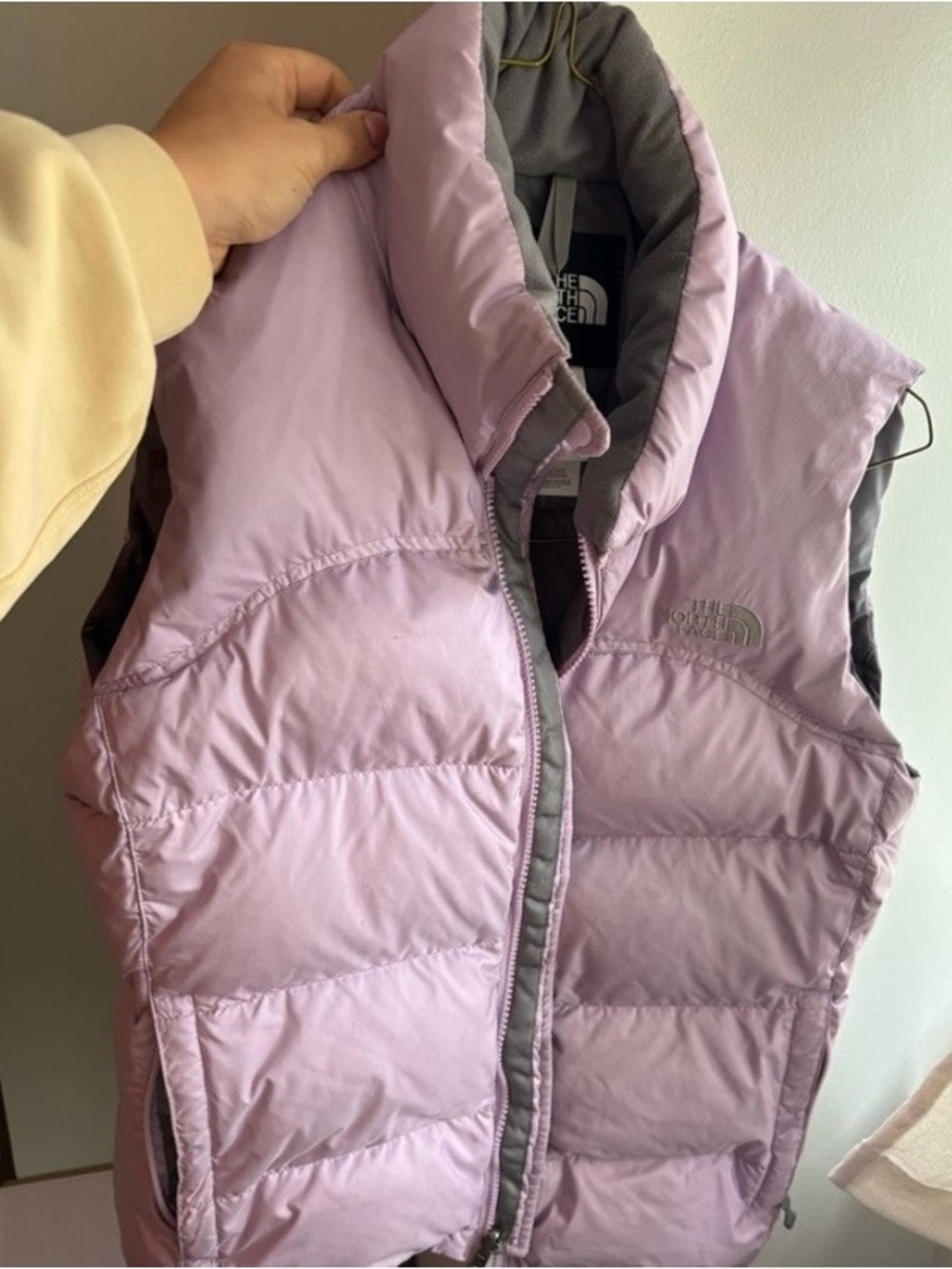The North Face Lavender Puffer Vest for Women